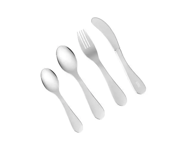 Set tacamuri pentru copii 4 piese, inox, Teesa TSA0146