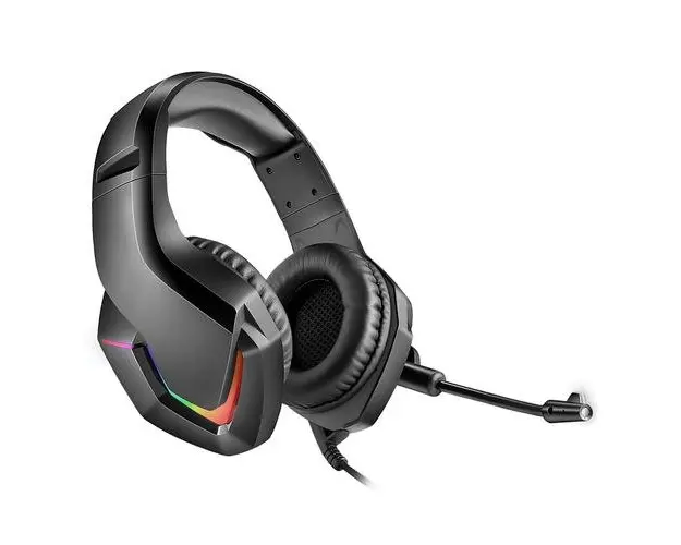 Casti Gaming Varr VH8050, Iluminare RGB, Sunet stereo cu Subwoofer integrat, Negru