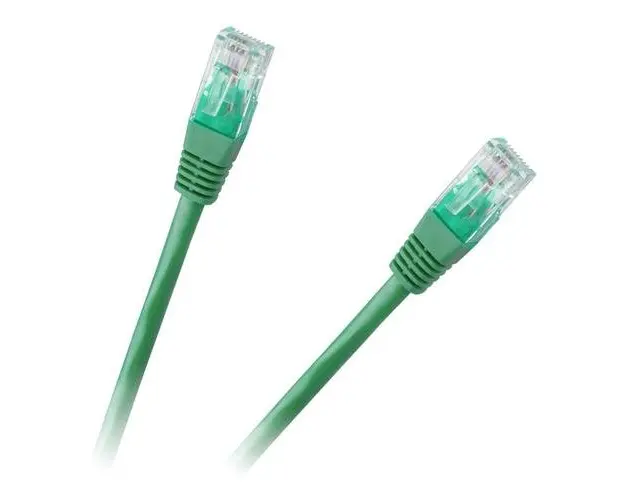Cablu UTP CAT 6E CCA verde 1.5 m