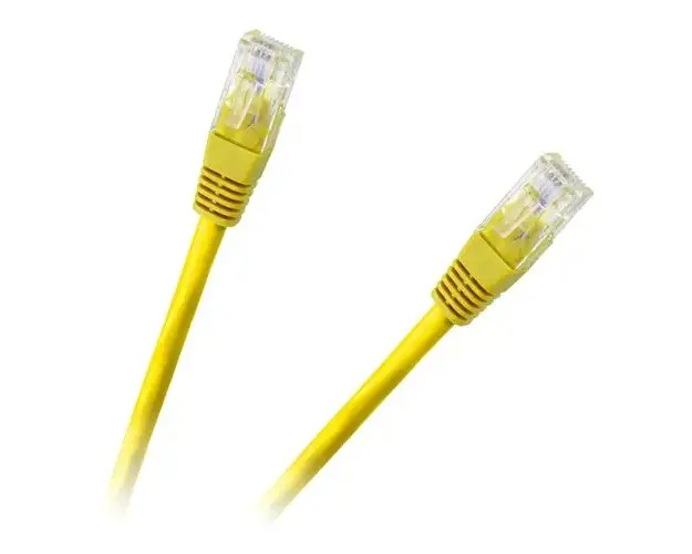 Cablu UTP CAT 6E CCA galben 1.5 m