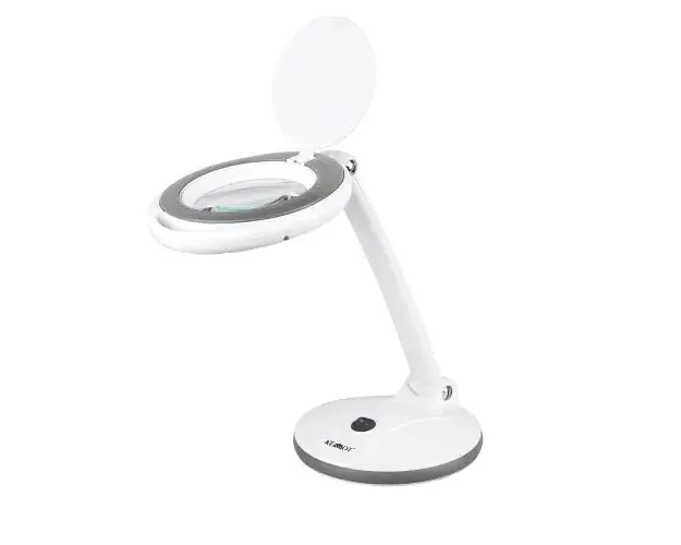 Lampa cu lupa pentru masa 5 Dioptrii 6W Rebel, (30x2835 SMD) 6500K, NAR0462-2