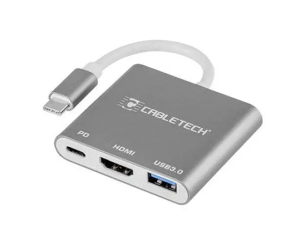 Adaptor USB 3.0, HDMI, USB TIP C, PD, Cabletech