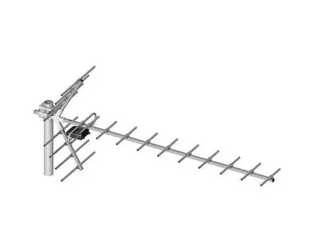 Antena de camera pentru TV Yagi 21-60, 19 elemente