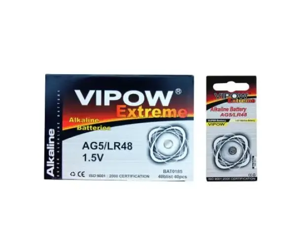 Baterie Vipow extreme AG5 (LR48), 1.5V, 1 bucata