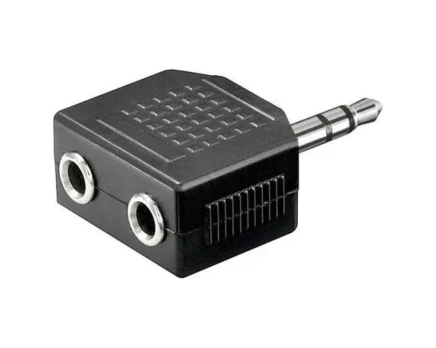 Adaptor audio Jack 3.5mm tata - 2 x Jack 3.5mm mama