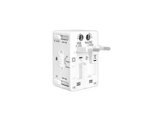 Adaptor universal pentru priza ZLA0576LX, Alb