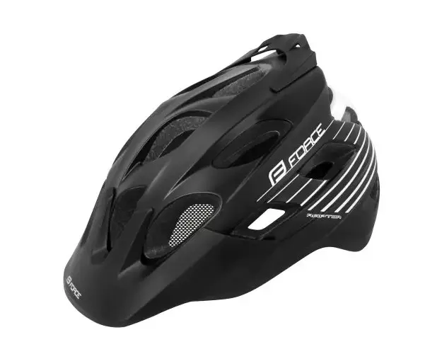 Casca Force Raptor MTB Negru/Alb L-XL