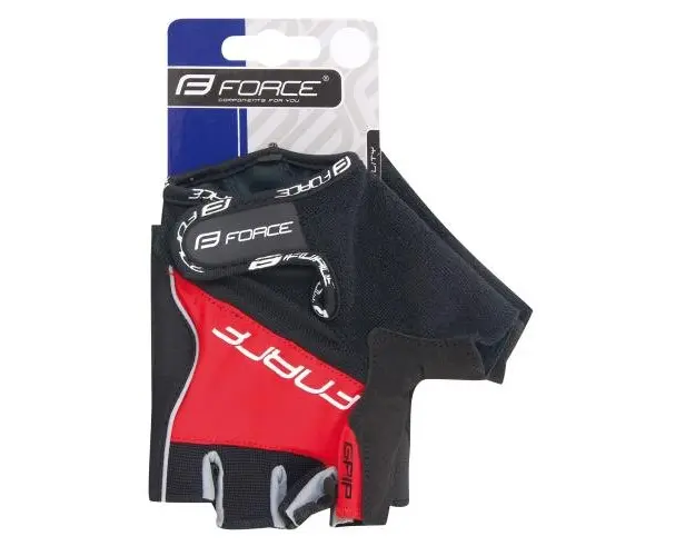 Manusi gel Force Grip Negru/Rosu M