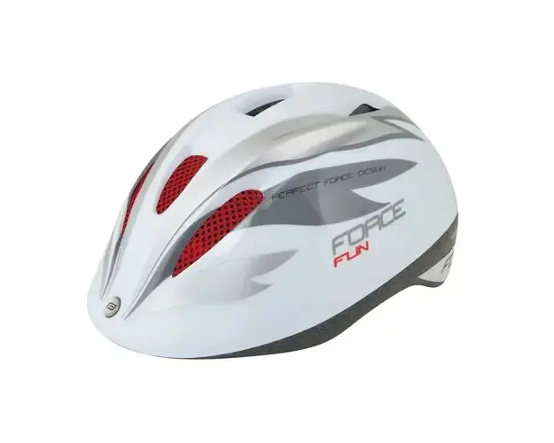 Casca copii Force Fun Stripes Alb/Gri M