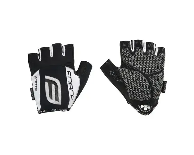 Manusi gel Force Darts17 fara banda velcro Negru/Alb 2XL