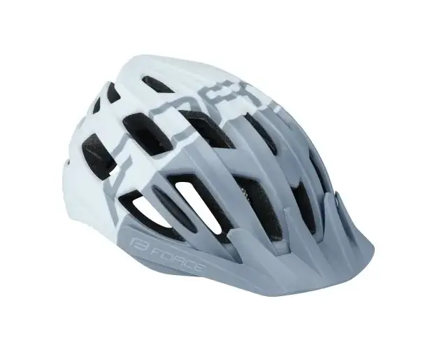 Casca Force Corella MTB Gri/Alb L-XL