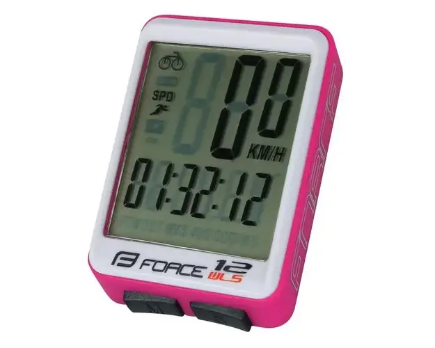 Ciclocomputer Force 12F fara fir roz