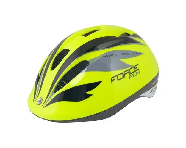 Casca Force FUN Animals Galben Fluo/Negru S