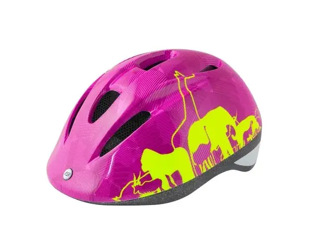 Casca Force FUN Animals Roz/Galben Fluo M