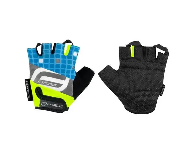 Manusi Force Kid F Square Albastru/Galben Fluo M