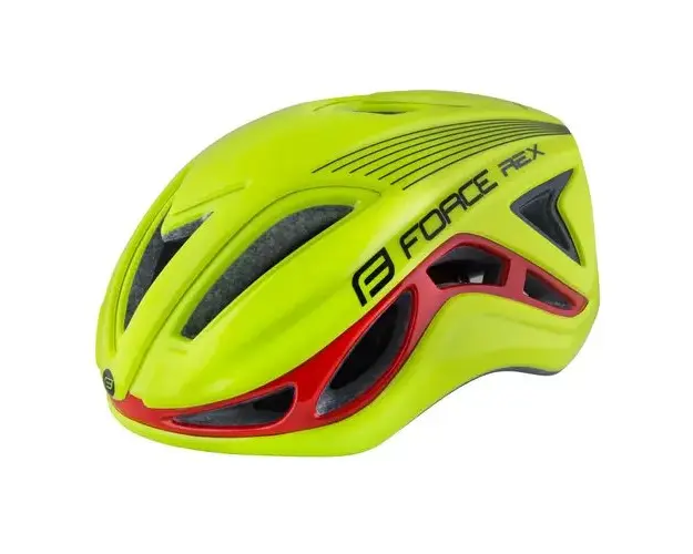 Casca Force Rex Galben Fluo/Rosu S-M