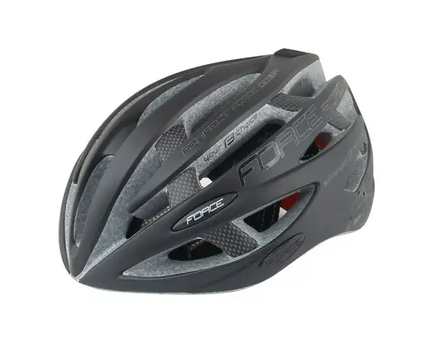 Casca Force Road Negru Mat/Lucios L-XL