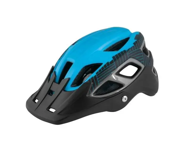 Casca Force Aves MTB E-bike, Albastru-Negru Mat L-XL