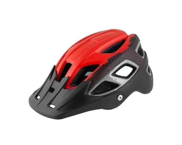Casca Force Aves MTB E-bike, Rosu/Negru Mat S-M