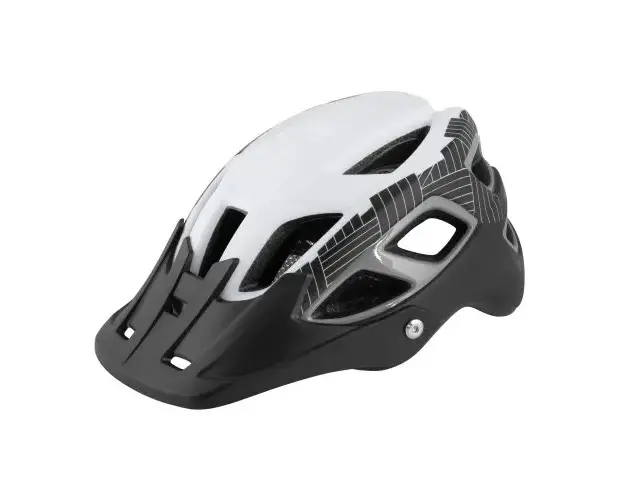 Casca Force Aves MTB E-bike, Alb-Negru, L-XL