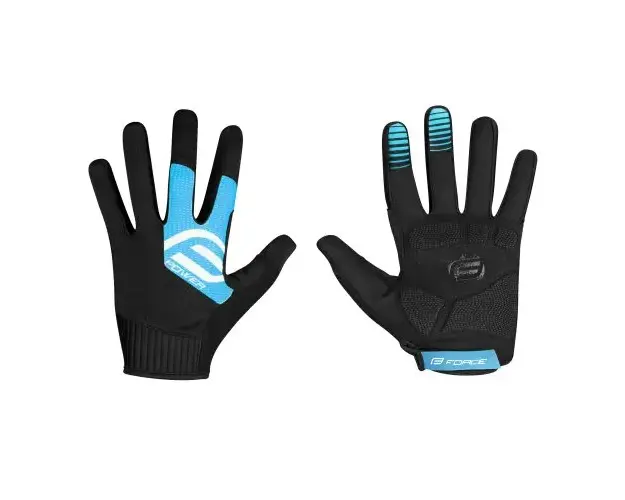 Manusi Force MTB Power, negru/albastru, XL