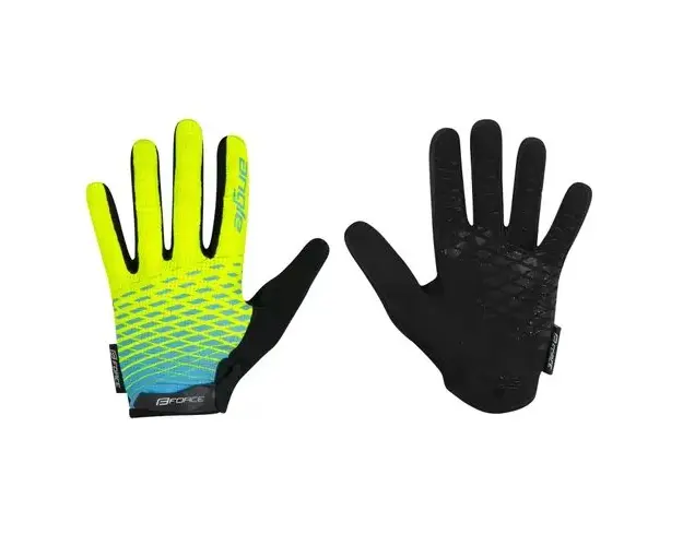 Manusi Force MTB Angle, fluo/albastru XS