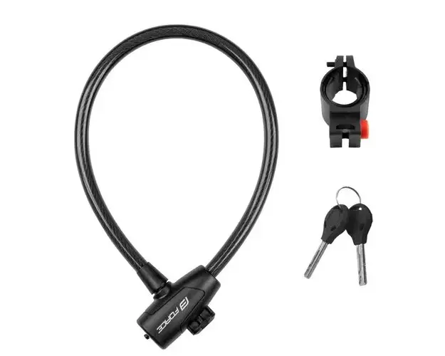 Antifurt Force Strong 60cm/12mm cu suport negru