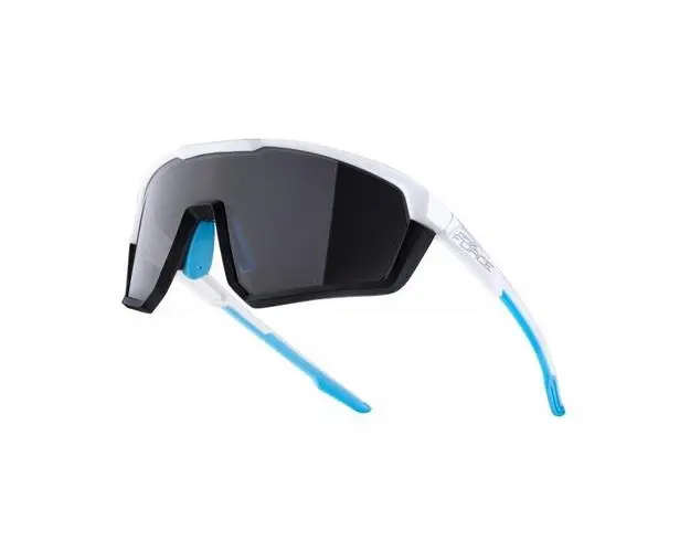 Ochelari Force Apex, lentila negru contrast, alb/gri