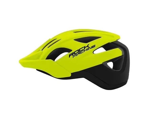 Casca Rock Machine Trail Pro negru/verde fluo M-L