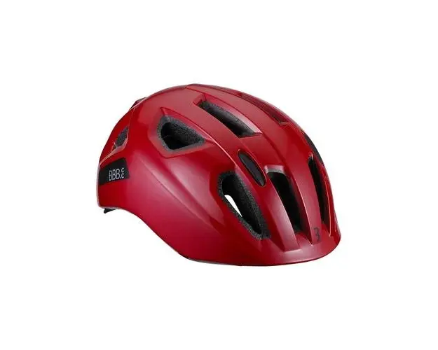Casca copii BBB BHE-17122 Sonar cu LED Glossy red M