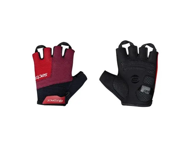 Manusi Force Sector gel, negru/rosu, L