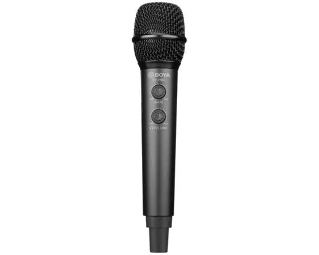 Microfon Boya BY-HM2, tripod, USB-C si Lightning, Negru