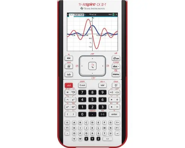Calculator grafic avansat Texas Instruments TI-Nspire CX II-T, afisaj color