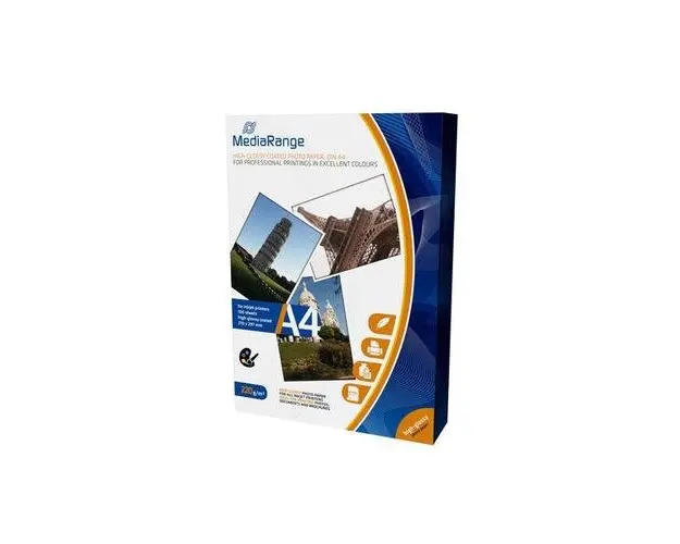Hartie foto MEDIARANGE Lucioasa, 220g/m2, A4, 100 coli