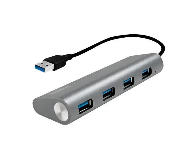 HUB 4 porturi USB3.0, Carcasa Aluminiu, Logilink UA0307