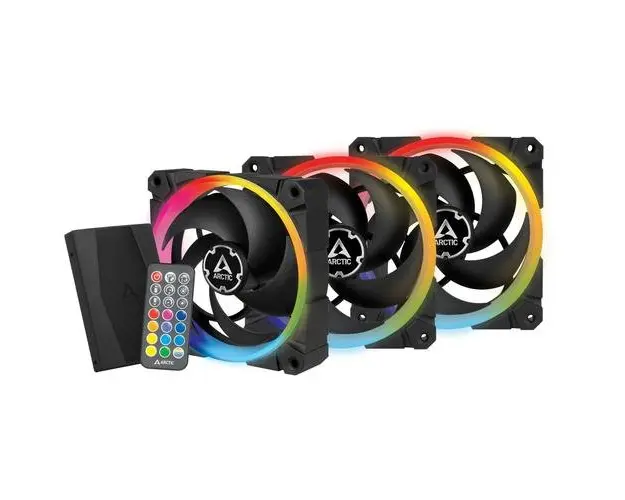 Ventilator ARCTIC BioniX P120 A-RGB ( pachet 3 ventilatoare + Controller ), 120mm
