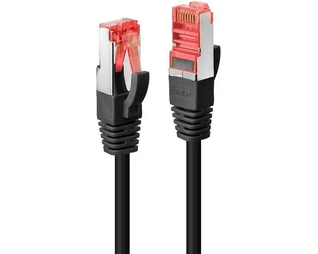 Cablu Lindy 3m Cat.6 S/FTP Network, Negru
