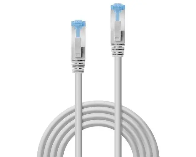 Cablu Lindy 5m Cat.6A S/FTP LSZH Network, Gri