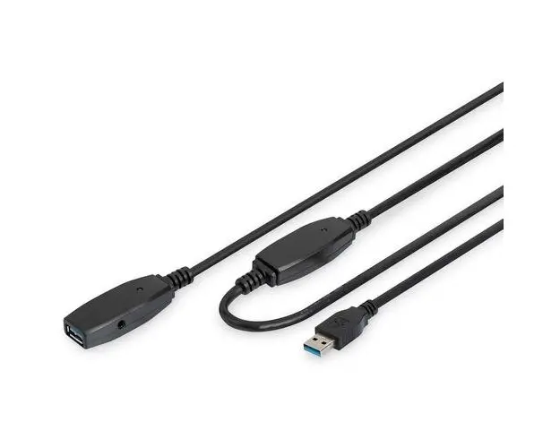 Cablu prelungitor activ USB 3.0 T-M 20m, Digitus