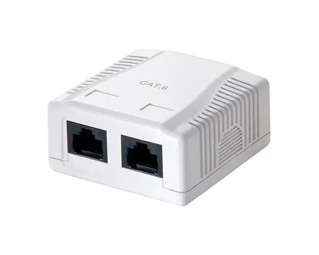 Priza de perete Cat.6, RJ45 UTP, LogiLink, Alb