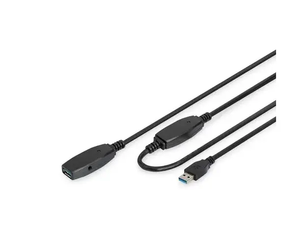 Cablu prelungitor activ USB 3.0 tata-mama 15 metri