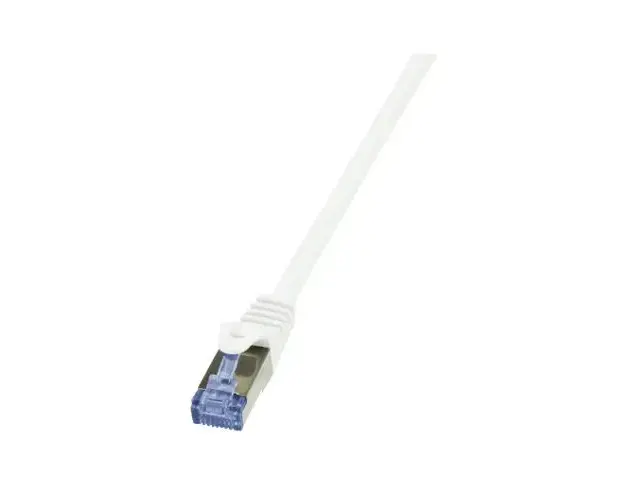 Cablu Patchcord Logilink CQ4061S, S/FTP, Cat6a, 3m, alb