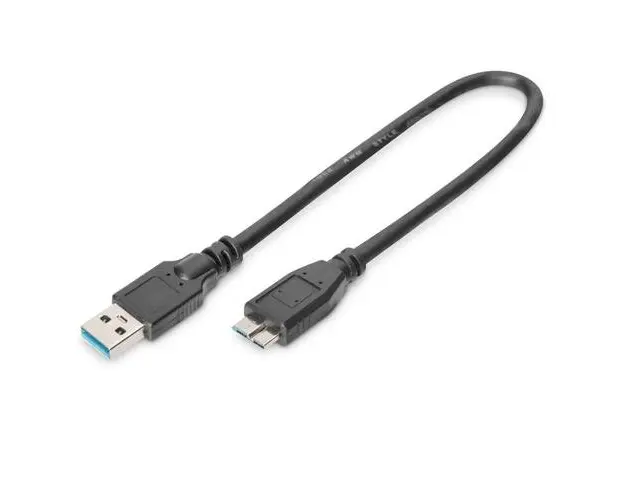 Cablu Digitus, USB 3.0 la microUSB 3.0, lungime 25 cm