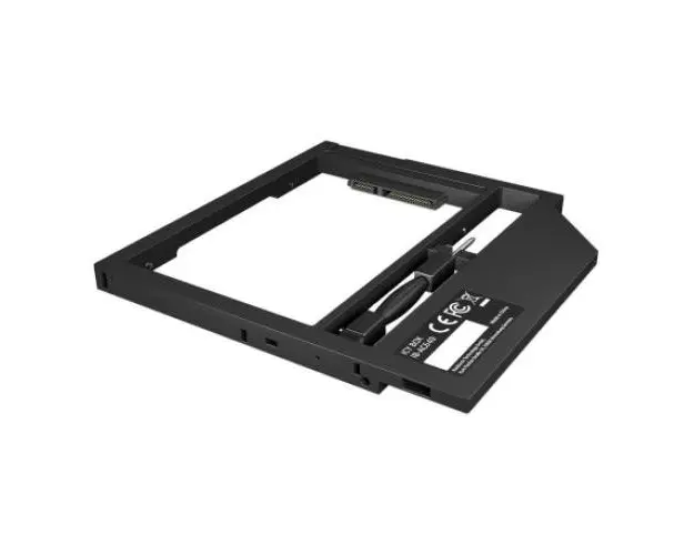 Adaptor pentru 2.5'', HDD, SSD, in compartimentul DVD pentru Notebook, Raidsonic , SATA (15 pin)