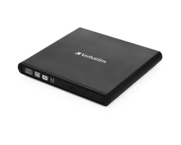 DVD-RW extern Verbatim Slimline 98938, USB 2.0, Negru