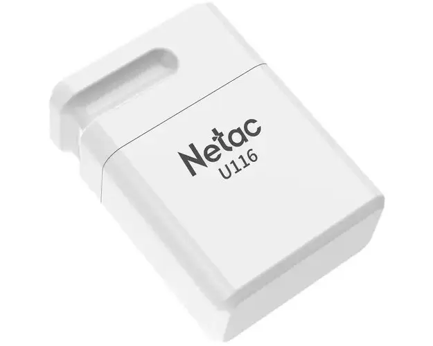 Memorie USB Netac NT03U116N-032G-20WH U116 mini, 32GB, USB 2.0
