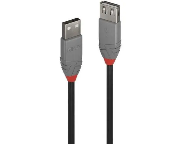 Cablu de date Lindy LY-36701, 0.5m, USB 2.0 Type A