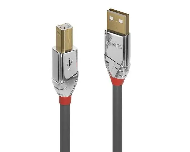 Cablu Lindy LY-36644, 5m, USB 2.0 Type A - USB-B