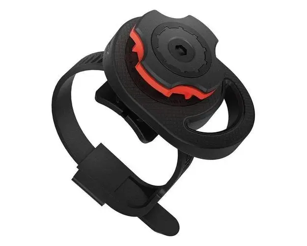 Suport Telefon pentru Bicicleta Spigen GearLock MS100, Montaj pe Ghidon, Negru