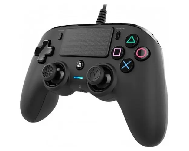 Controller cu fir Nacon Compact pentru Playstation 4, Negru